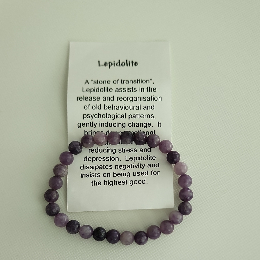 Lepidolite Stretch Bracelet